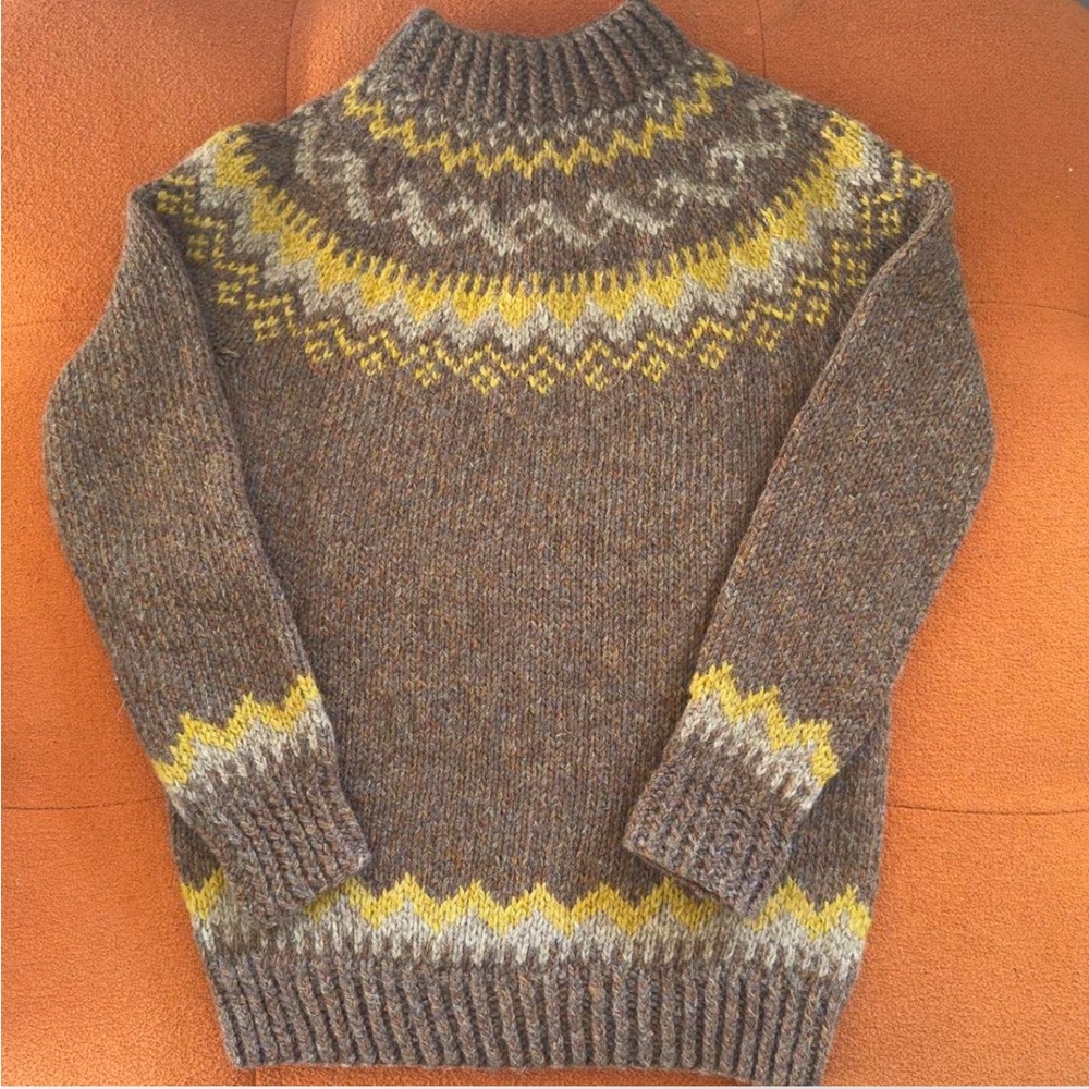 vintage Icelandic wool sweater